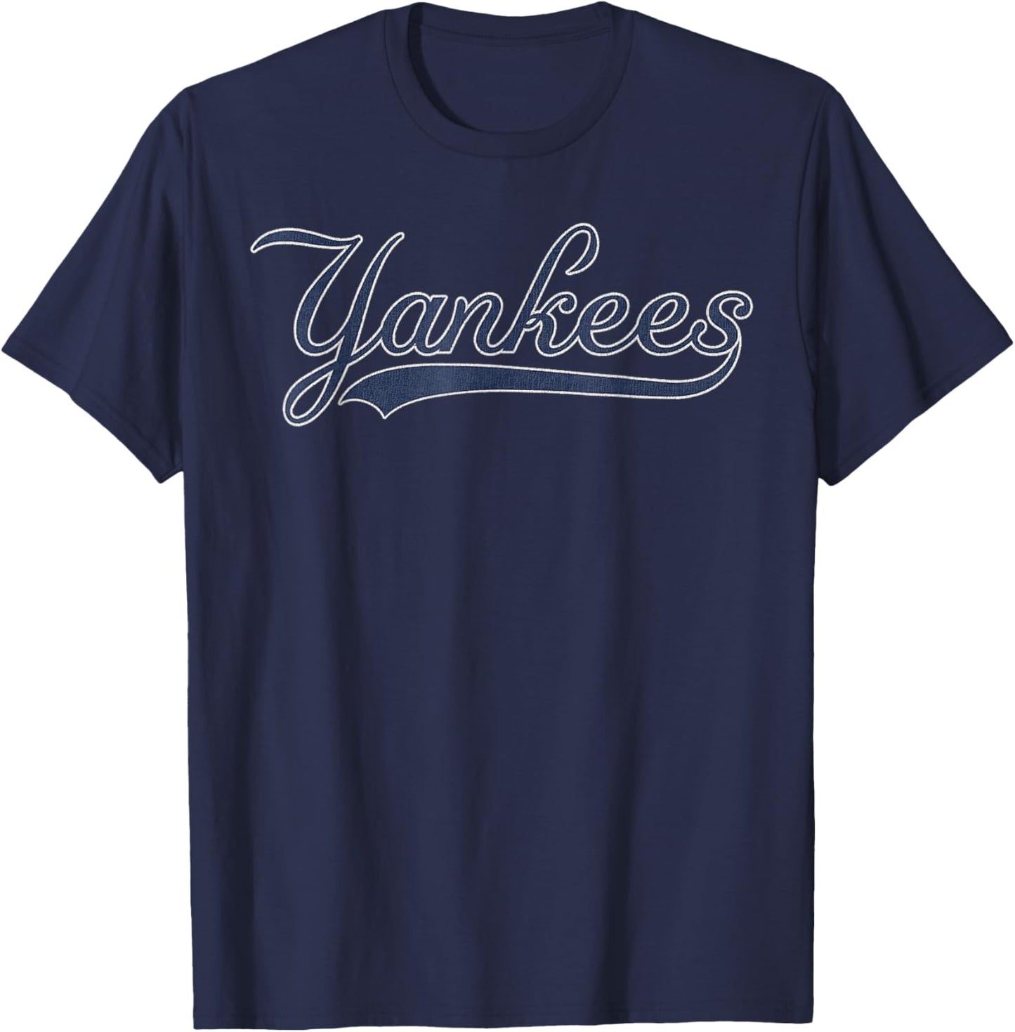 Vintage Yankees Retro Style 70s 80s First Name Personalized T-Shirt - T-Shirt | Navy