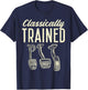 Classically Trained Manual Car Pedals Racing Men Women Kids T-Shirt - T-Shirt | Navy