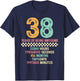 Vintage 1988 Funny 38 Year Old boy 38th Birthday for Boys 38 T-Shirt - T-Shirt | Navy
