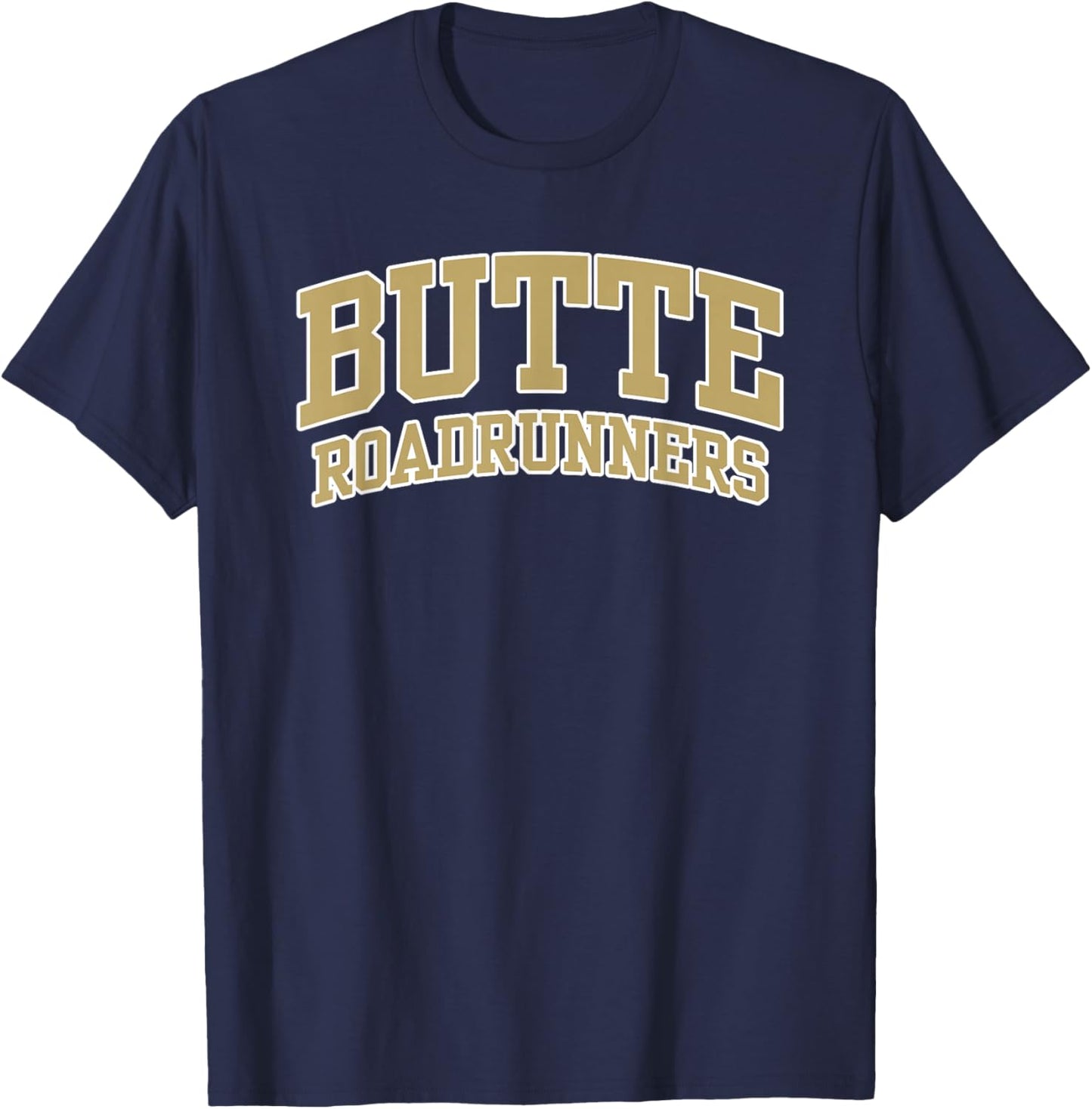 Butte College Roadrunners Apparel Sports Fan T-Shirt - T-Shirt | Navy