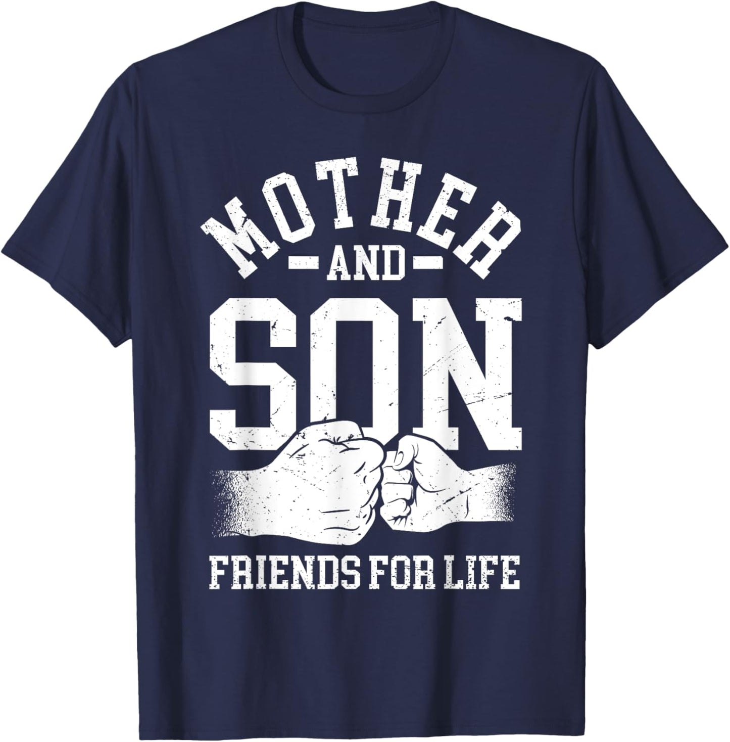 Mother And Son Friends For Life Mom Matching Mother Son T-Shirt - T-Shirt | Navy