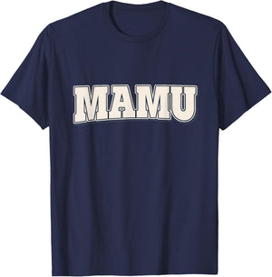 Retro Mamu Father's Day Desi Uncle T-Shirt - T-Shirt | Navy