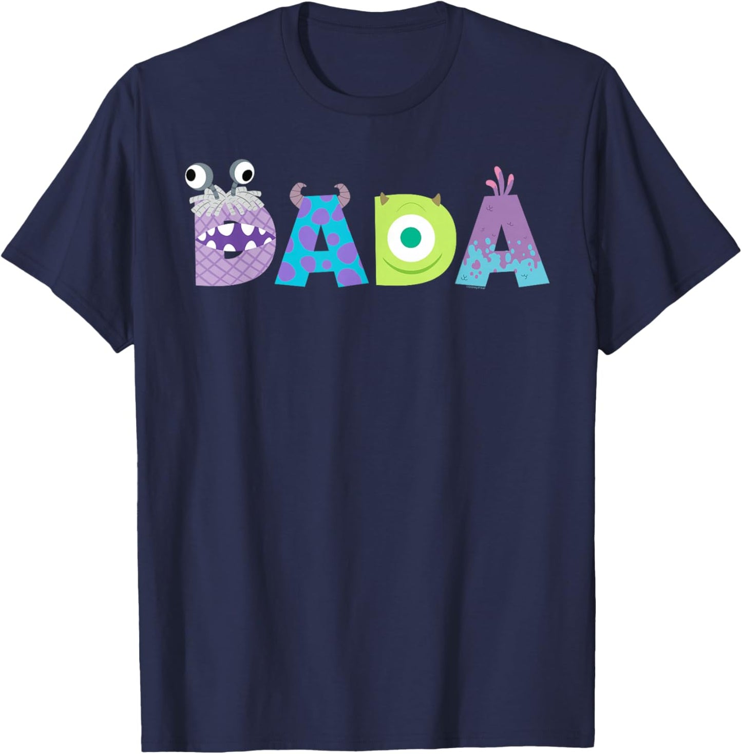 Disney and Pixar's Monsters, Inc. Dada Father's Day Birthday T-Shirt - T-Shirt | Navy
