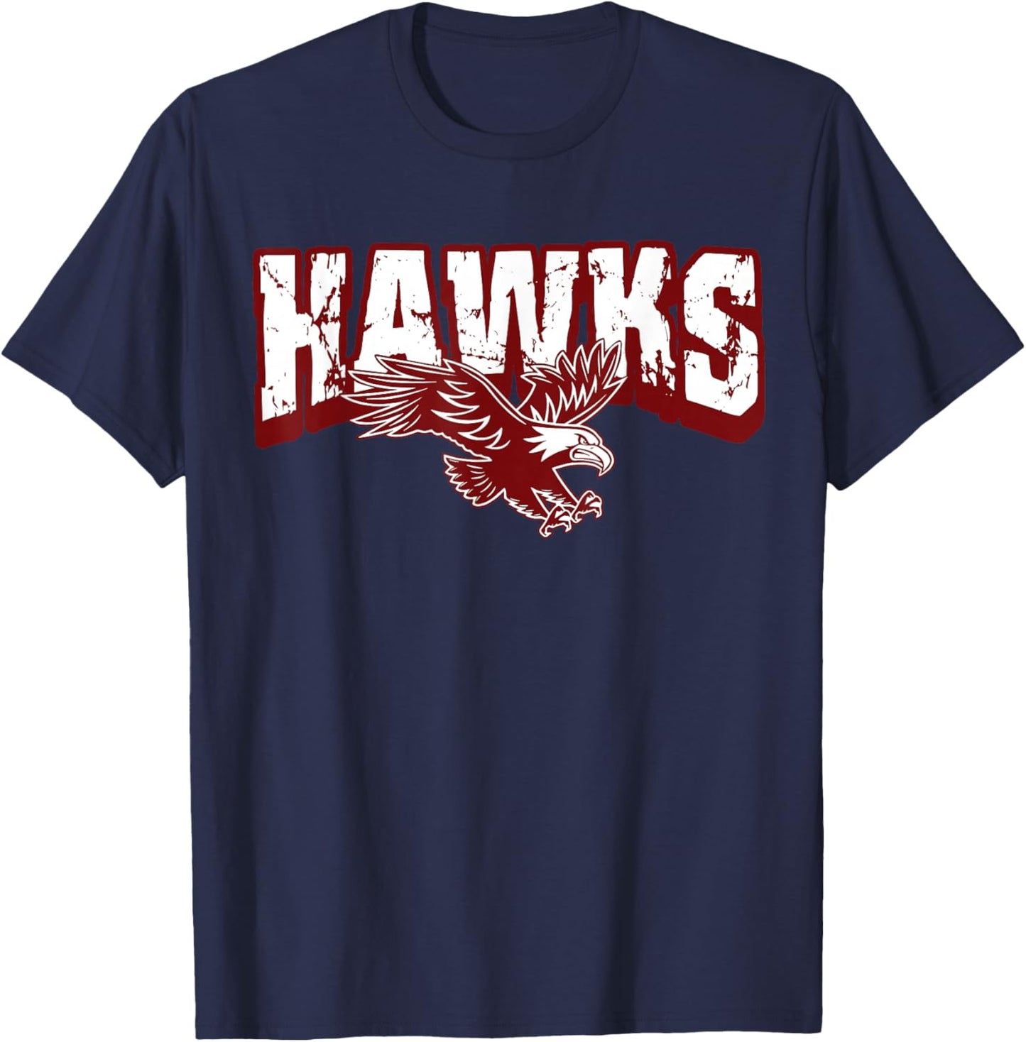 Hawks Back to School Spirit M T-Shirt - T-Shirt | Navy