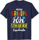 Funny Proud Grandpa of a Class of 2026 5th Grade Graduate T-Shirt - T-Shirt | Navy