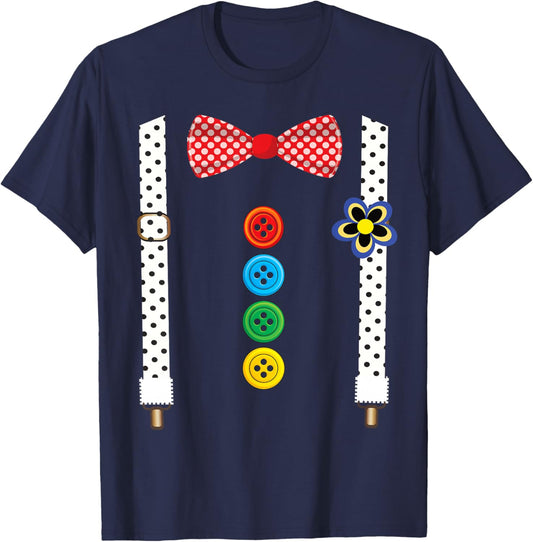 Carnival Clown Face Circus Costume Kids Men Women Carnivals T-Shirt - T-Shirt | Navy