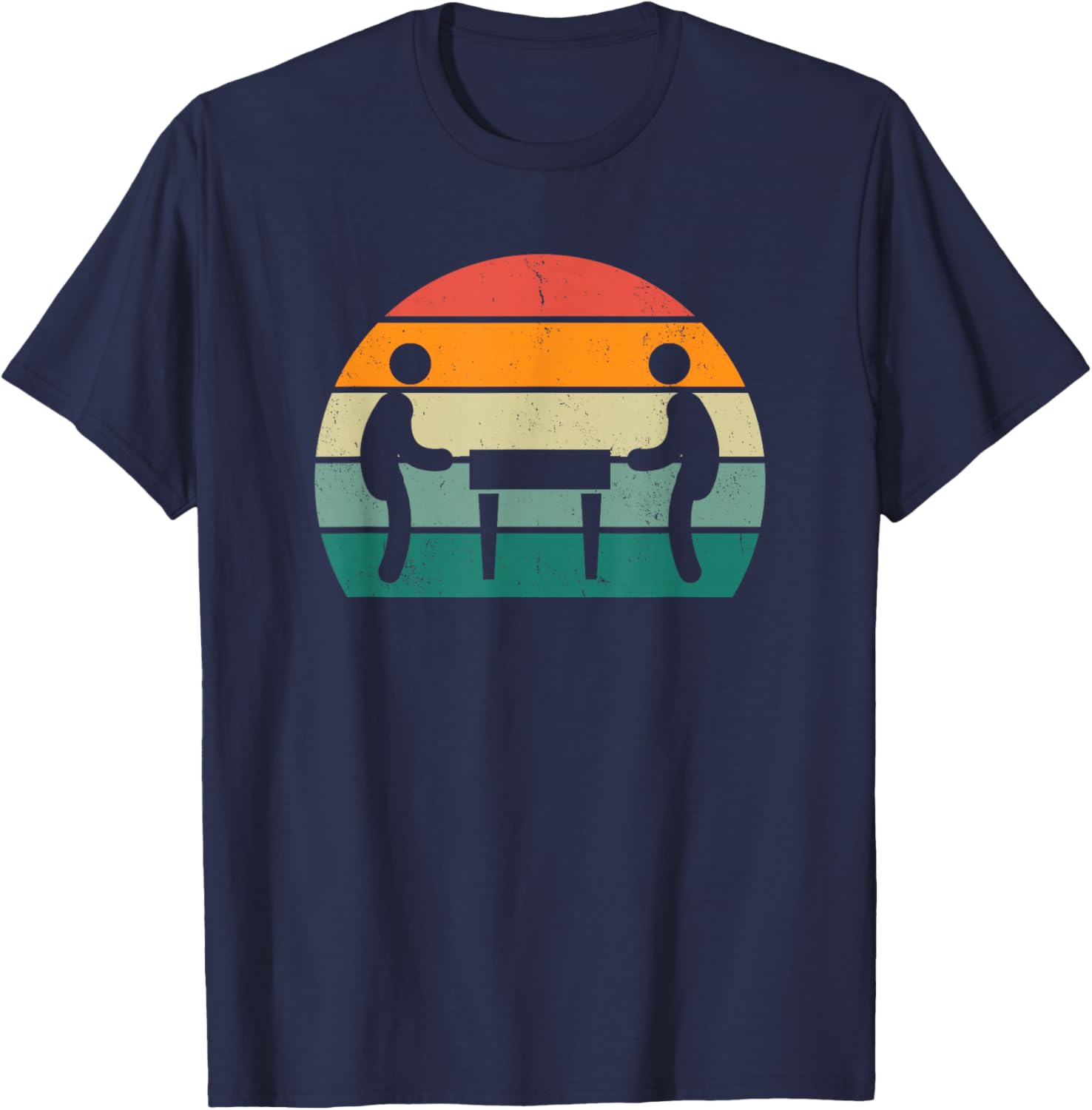 Retro Foosball Player Amateur Foosball T-Shirt - T-Shirt | Navy
