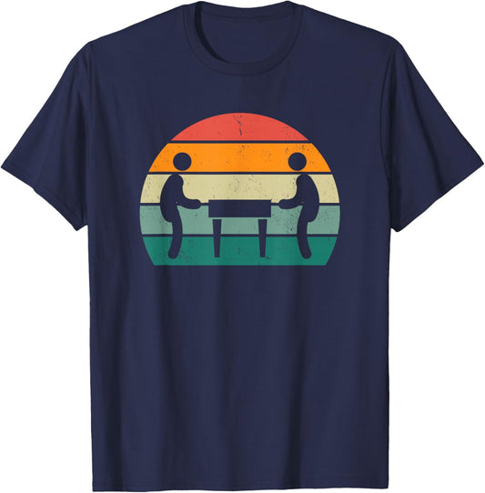 Retro Foosball Player Amateur Foosball T-Shirt - T-Shirt | Navy