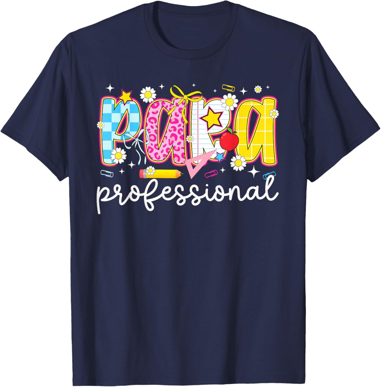 Paraprofessional Preppy Parapro para T-Shirt - T-Shirt | Navy