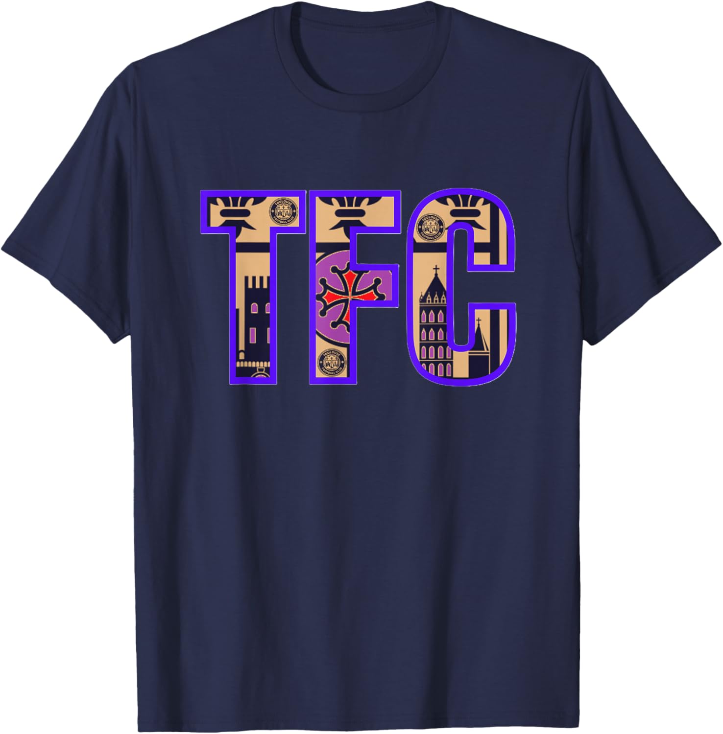 Toulouse - TFC Old School T-Shirt - T-Shirt | Navy