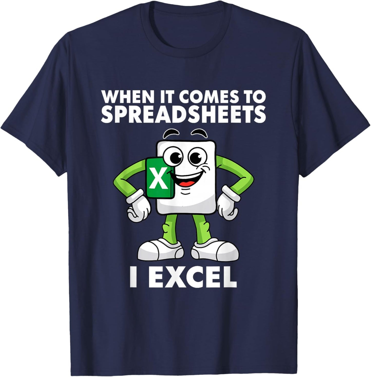 Excel Coworker Birthday Employee Farewell Goodbye Men Women T-Shirt - T-Shirt | Navy