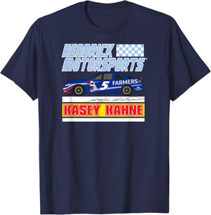 Hendrick Motorsports Kasey Kahne 5 Signature Navy T-Shirt - T-Shirt | Navy