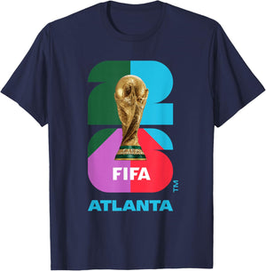 FIFA World CUP26 Atlanta Trophy Color T-Shirt - T-Shirt | Navy