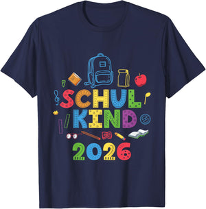 First Day of School 2026 T-Shirt - T-Shirt | Navy