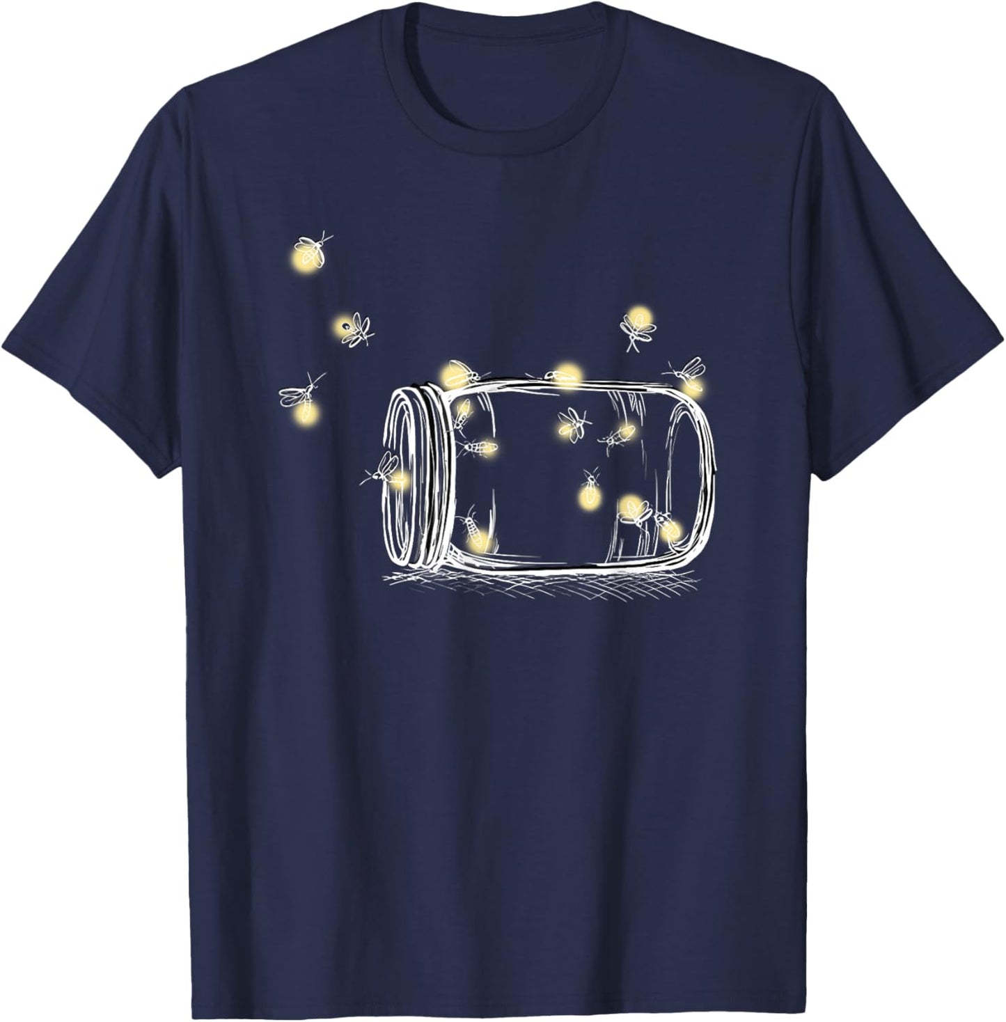 Summer Fireflies T-Shirt - T-Shirt | Navy