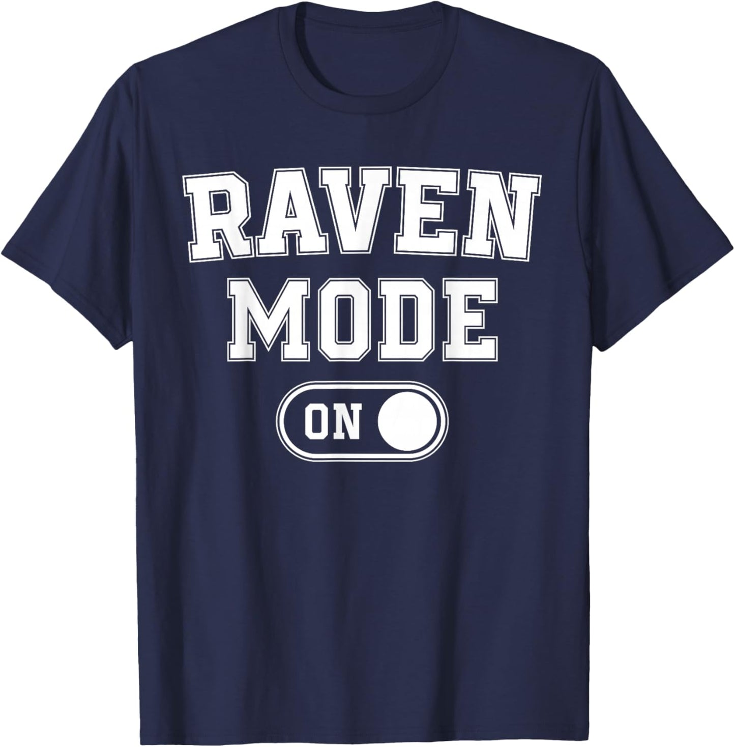Raven Mode On Costume Funny Clever Corvid Gift Animal Lover T-Shirt - T-Shirt | Navy