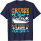Cruise Crew Most Likely to Dance on Deck - Cruise Vacation T-Shirt - T-Shirt | Navy