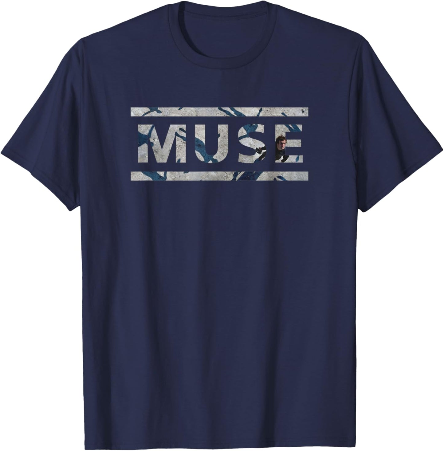 Muse Absolution Fill T-Shirt - T-Shirt | Navy