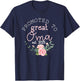 Promoted to Great Oma Grandma 2025 Gifts First Time Grandma T-Shirt - T-Shirt | Navy