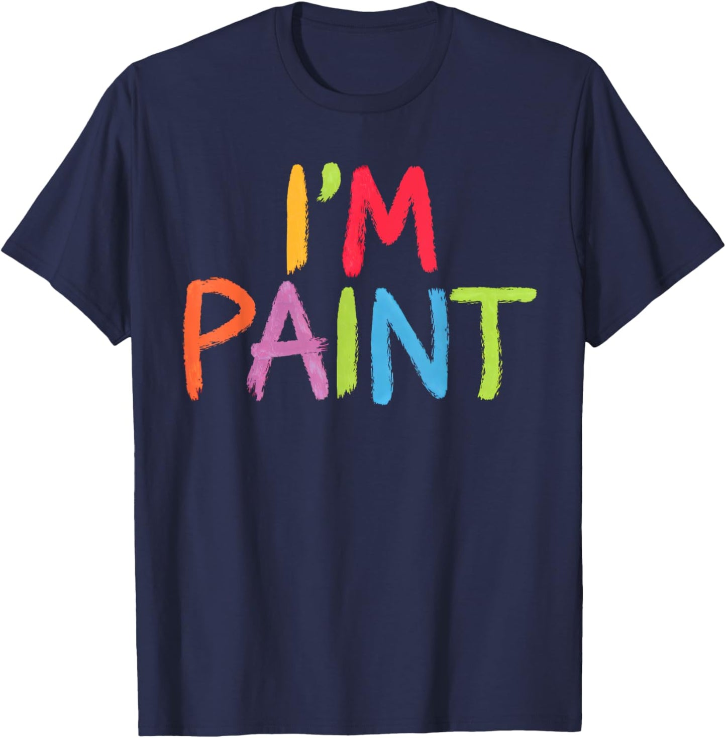 I Love To Finger Paint - I Heart To Finger Paint I'm Paint T-Shirt - T-Shirt | Navy