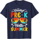 Last day Of School Goodbye Pre-K Summer Vacation Teacher T-Shirt - T-Shirt | Navy