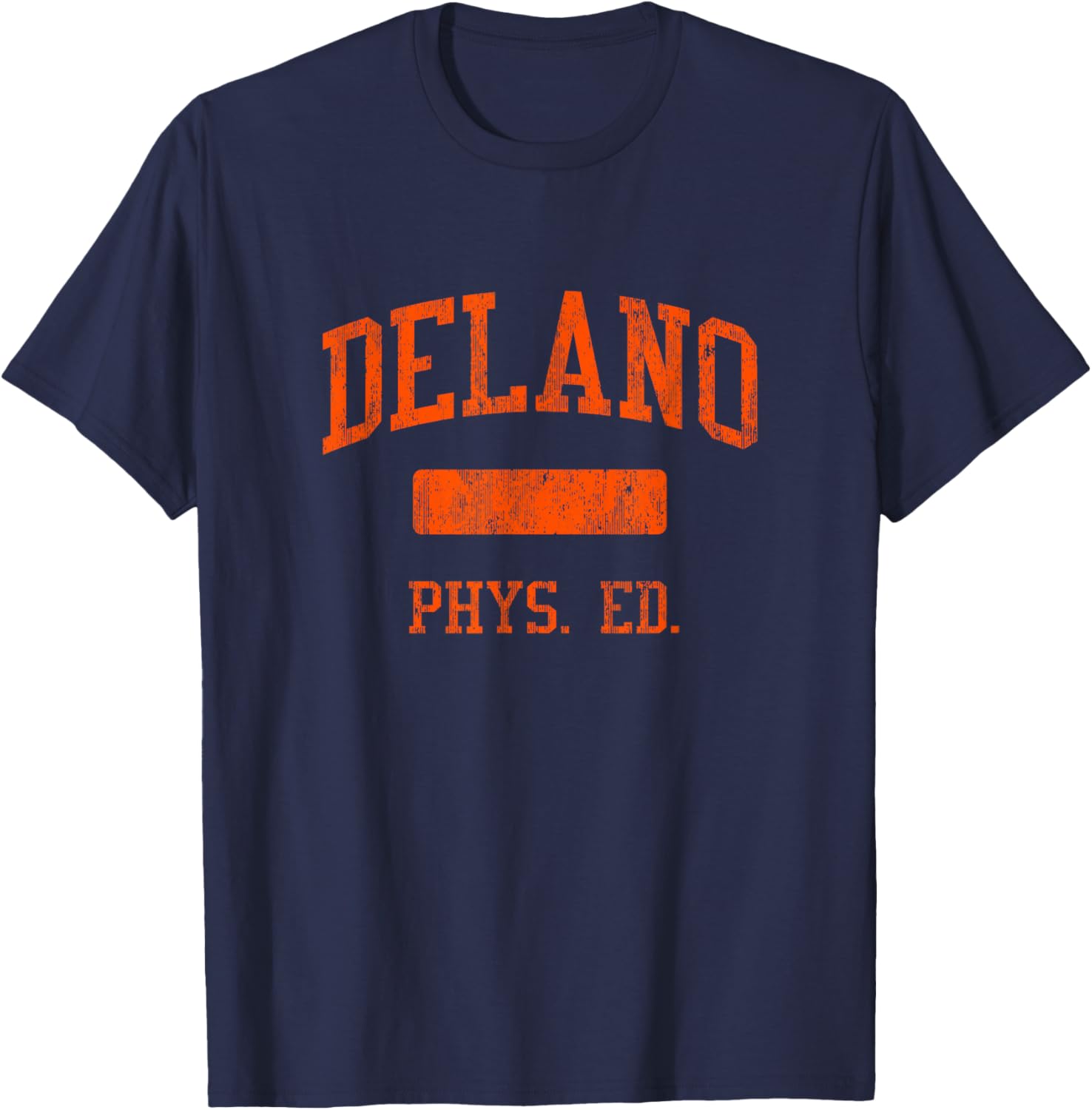 Delano High School HS Delano MN PHYS Ed T-Shirt - T-Shirt | Navy