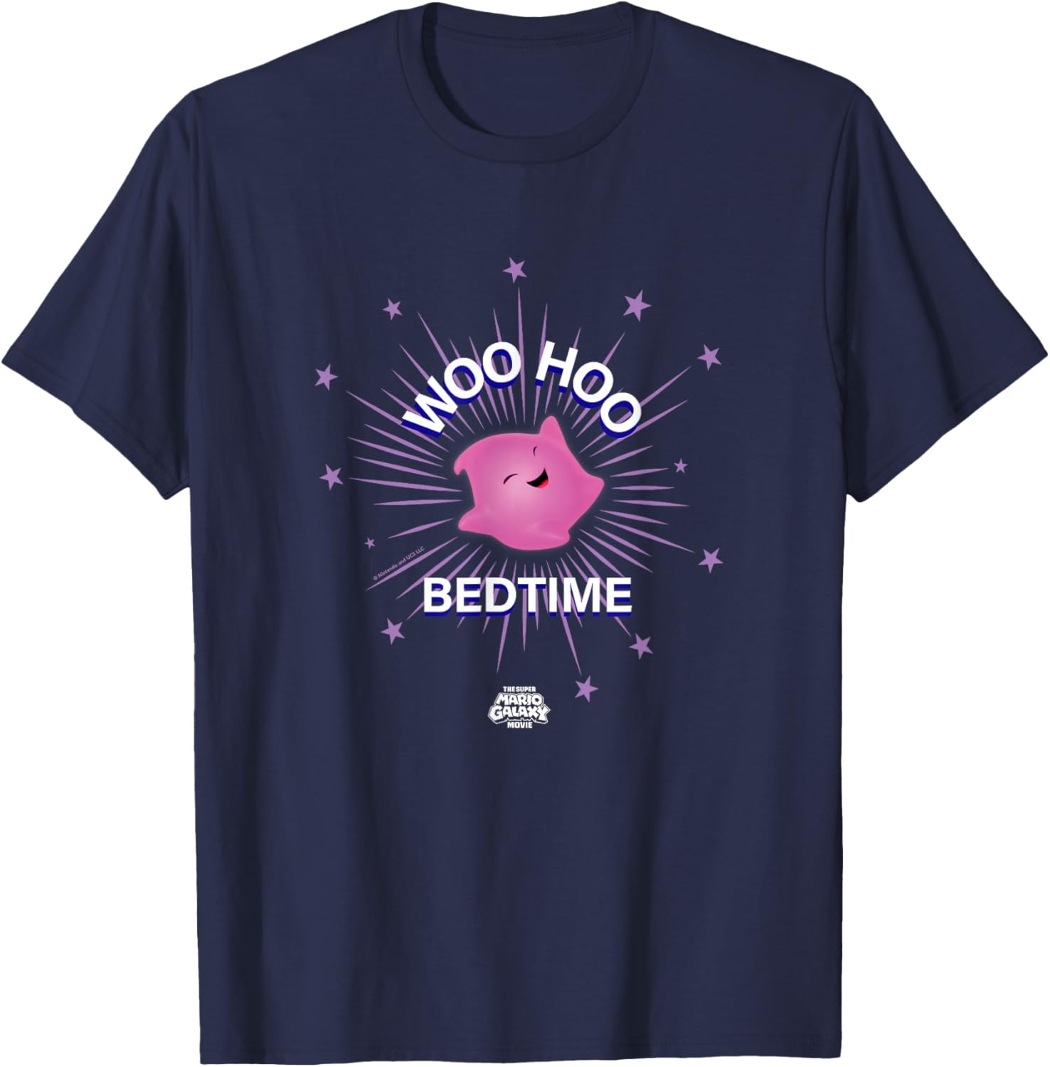 The Super Mario Galaxy Movie Pink Luma Joy T-Shirt - T-Shirt | Navy