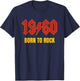 1960 Born to Rock Funny 65th Sixty Five Birthday Men Women T-Shirt - T-Shirt | Navy