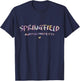 Springfield Massachusetts - Springfield MA Watercolor Logo T-Shirt - T-Shirt | Navy