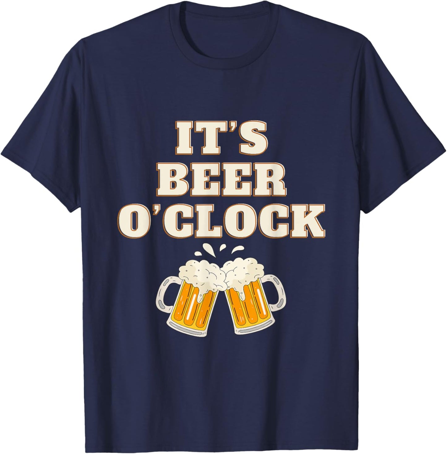 It's beer o'clock T-Shirt - T-Shirt | Navy