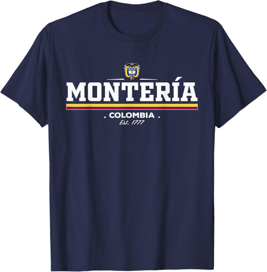 Monteria Colombia T-Shirt - T-Shirt | Navy