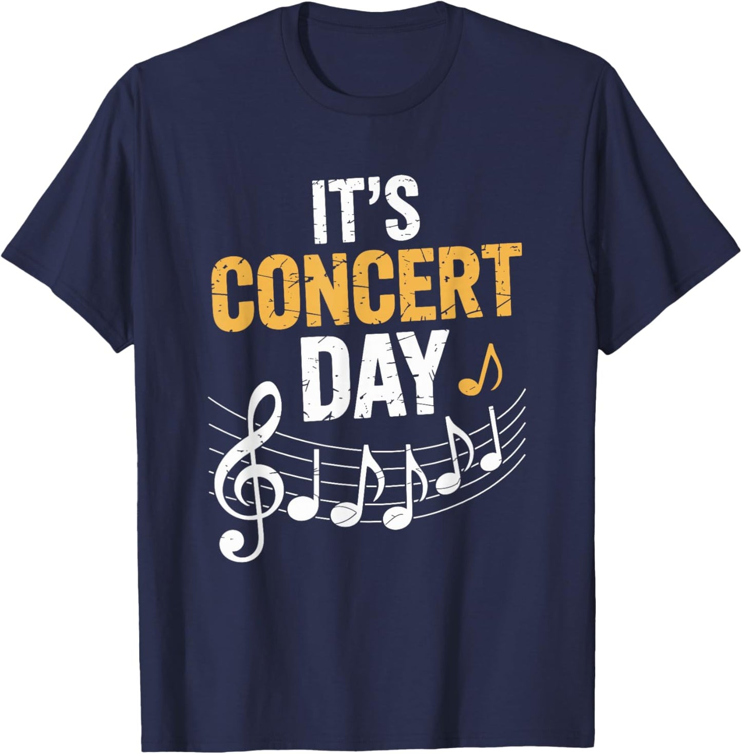 It's Concert Day, Musicician Singer Instrument Teacher T-Shirt - T-Shirt | Navy