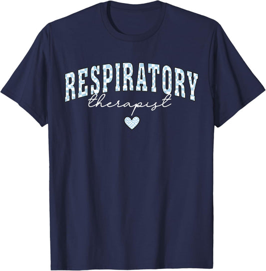 Respiratory Therapist Healthcare Rt Therapy Worker Medical T-Shirt - T-Shirt | Navy