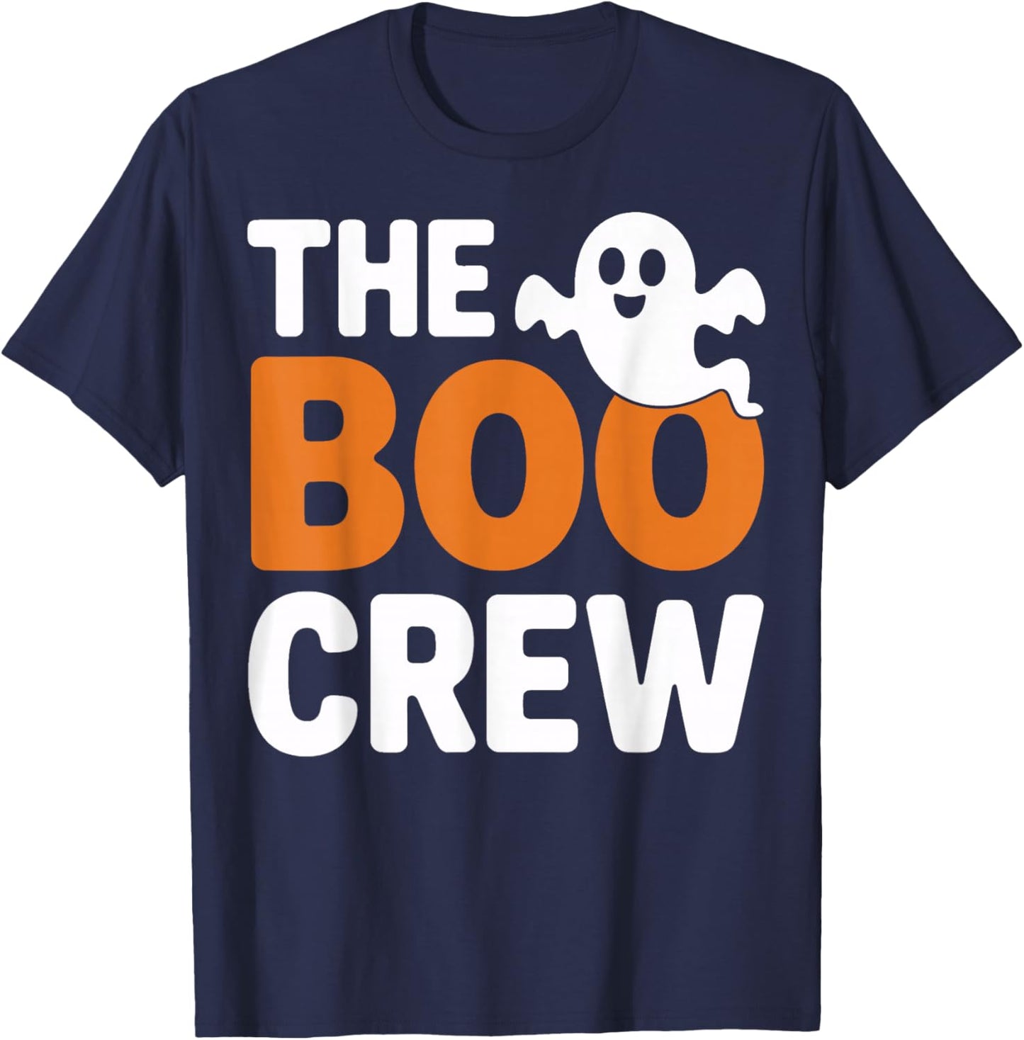 The Boo Crew Ghoul Squad Halloween Party Family Matching T-Shirt - T-Shirt | Navy