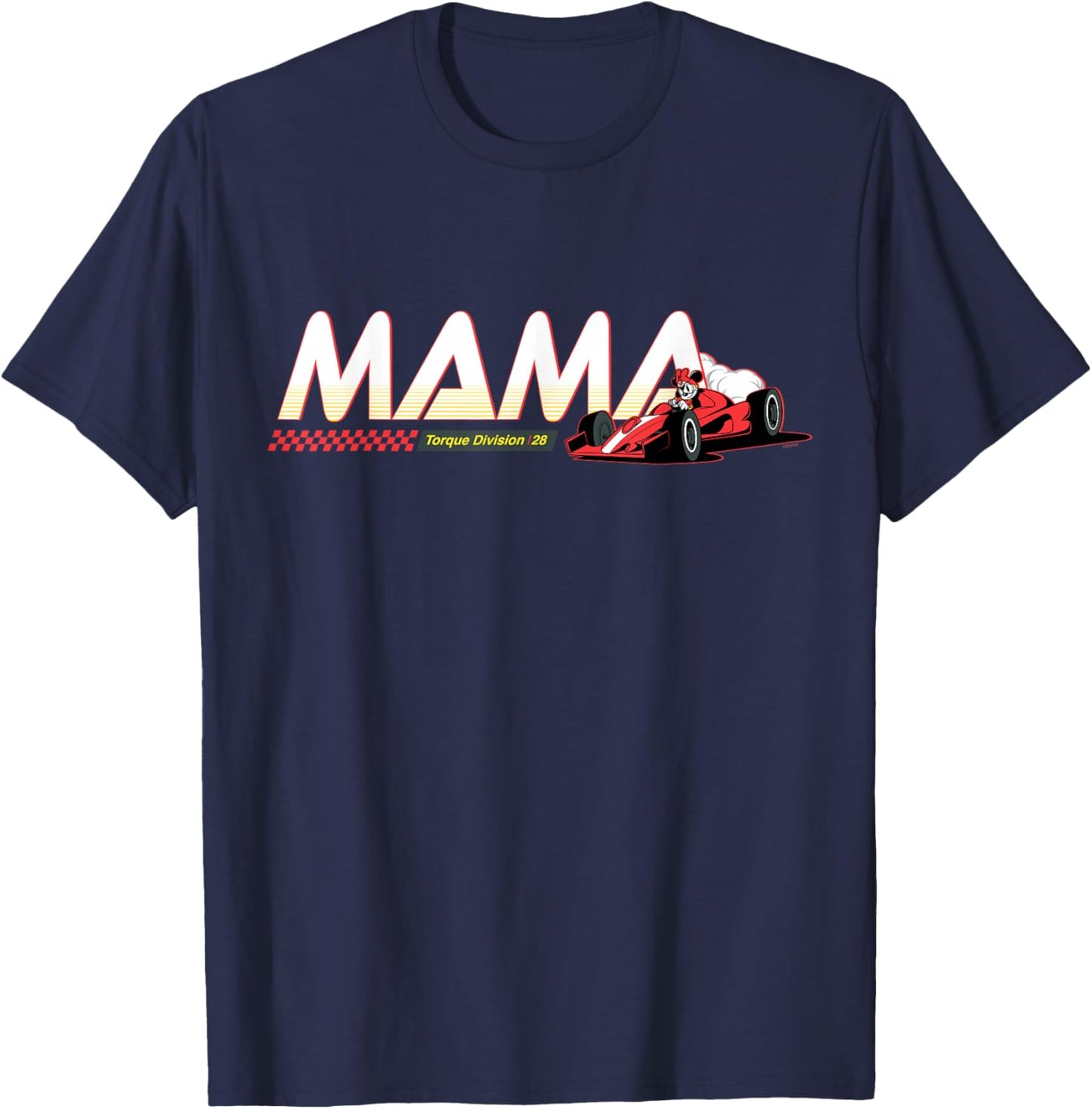 Disney Racing Mama Family Trip Race Car Vacation Matching T-Shirt - T-Shirt | Navy