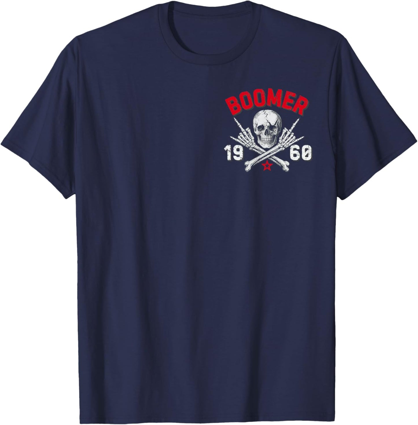 Boomer 1960 Bevor du geboren wurdest, wurde Sissie Totenkopf geboren T-Shirt - T-Shirt | Navy