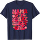 Mama Of The Berry Sweet One Strawberry First Birthday T-Shirt - T-Shirt | Navy