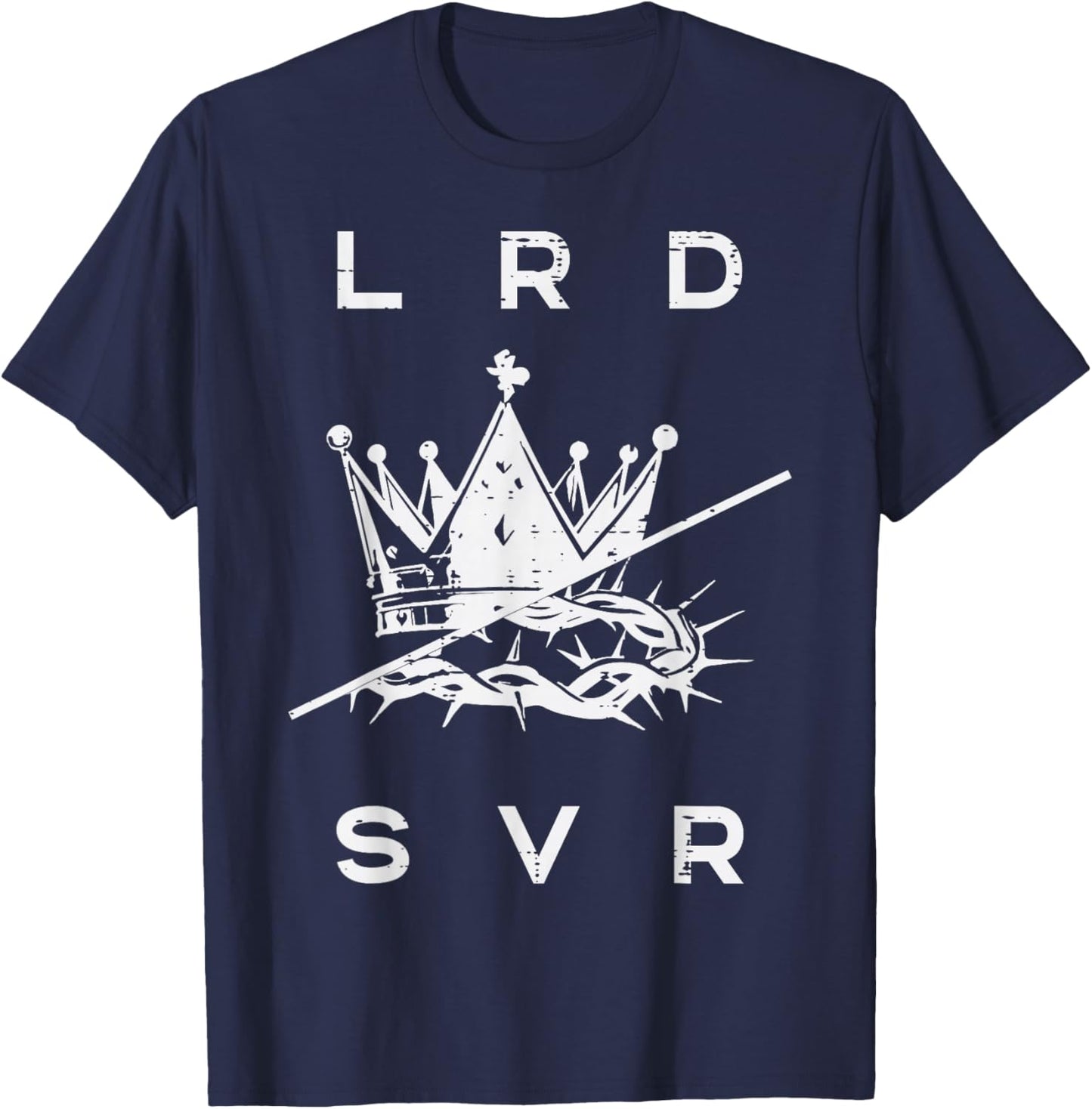 Christian Jesus Lord Saviour Religious Bible Women Men Kids T-Shirt - T-Shirt | Navy