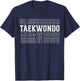 Taekwondo Funny Layered Text Instructor Coach Youth T-Shirt - T-Shirt | Navy