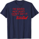 BelleAmeDesigns Saved Not Soft Don't Get It Twisted , Small, Black T-Shirt - T-Shirt | Navy