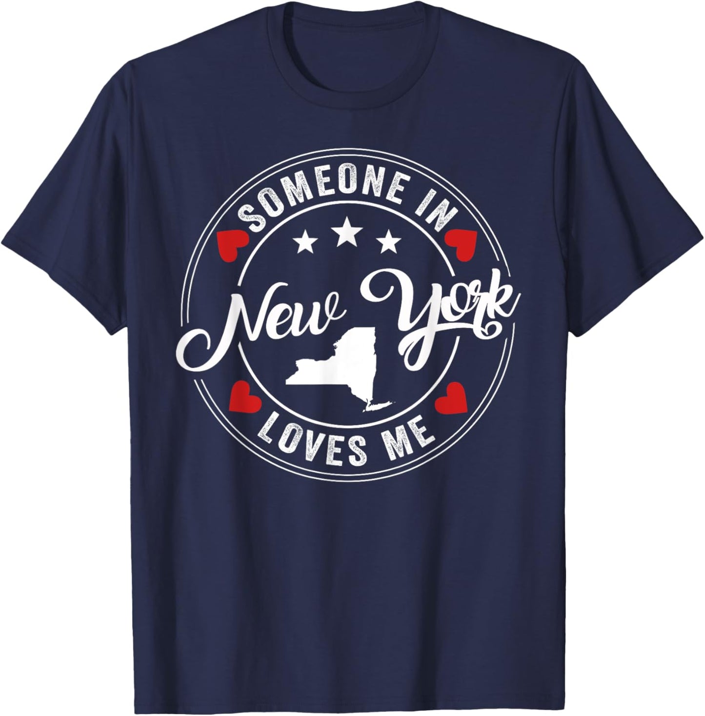 Someone In New York Loves Me T-Shirt - T-Shirt | Navy