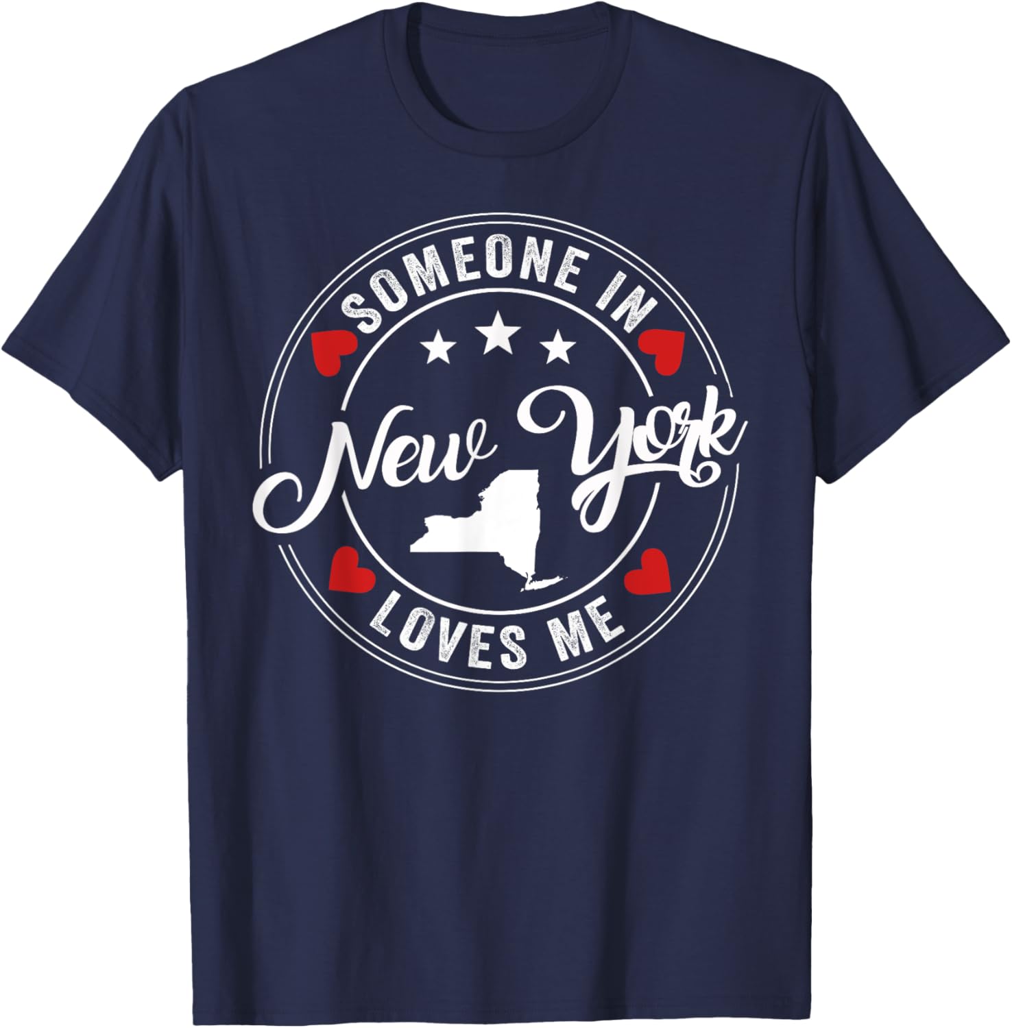 Someone In New York Loves Me T-Shirt - T-Shirt | Navy