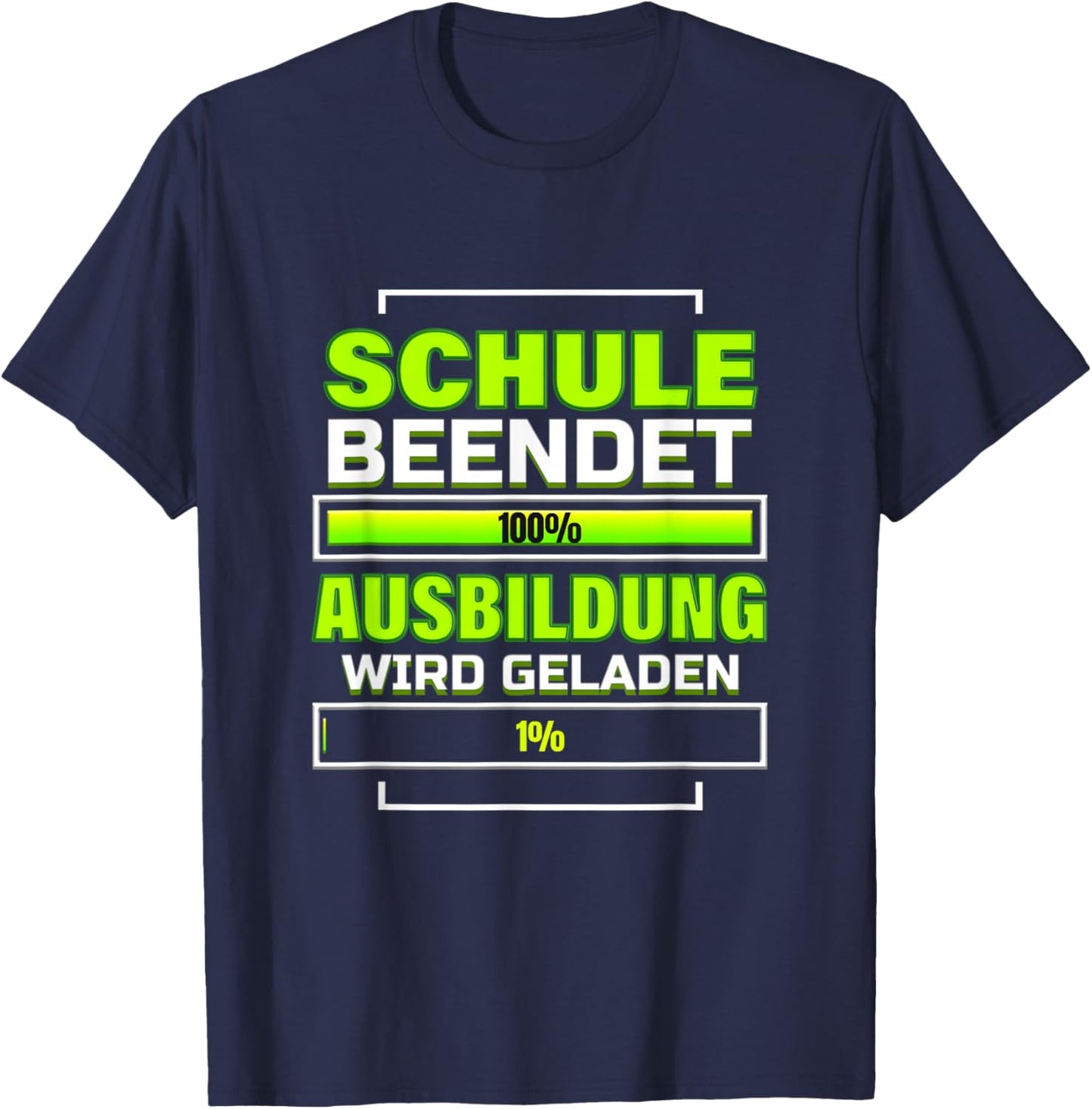 Schulabschluss Realschule 10 Klasse Hauptschule Ausbildung T-Shirt - T-Shirt | Navy