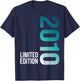 16th Birthday Boy Decoration 2010 16th Birthday T-Shirt - T-Shirt | Navy