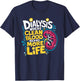 Nephrologist Dialysis Nurse Design for Kidney Dialysis Tech T-Shirt - T-Shirt | Navy