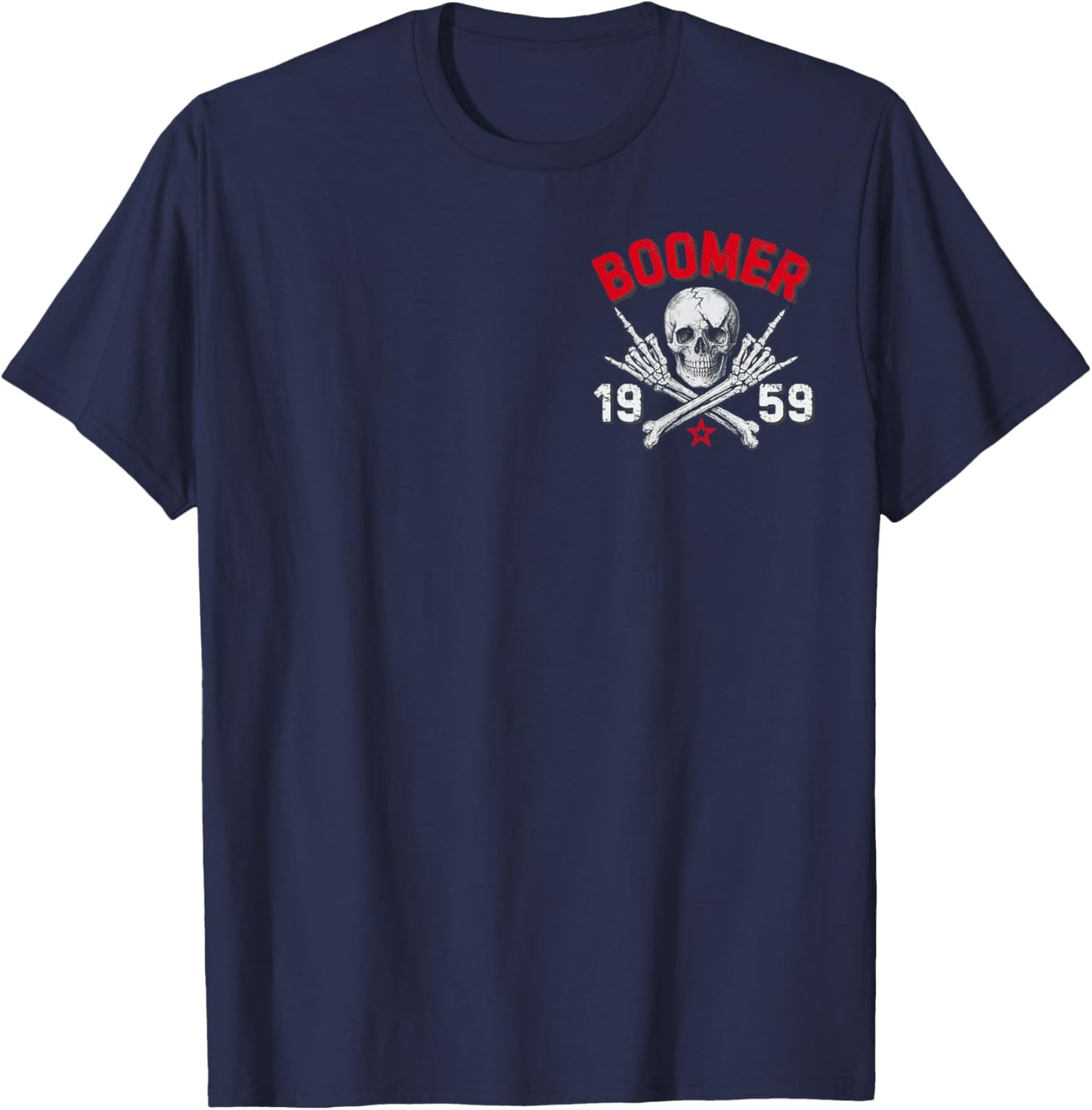 Boomer 1959 Bevor du geboren wurdest, war Sissie Totenkopf T-Shirt - T-Shirt | Navy