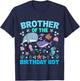Brother Of The Birthday Boy Sea Fish Ocean Animals Aquarium T-Shirt - T-Shirt | Navy