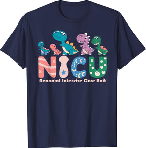 Neonatal Intensive Care Unit NICU Nurse Funny T-Shirt - T-Shirt | Navy