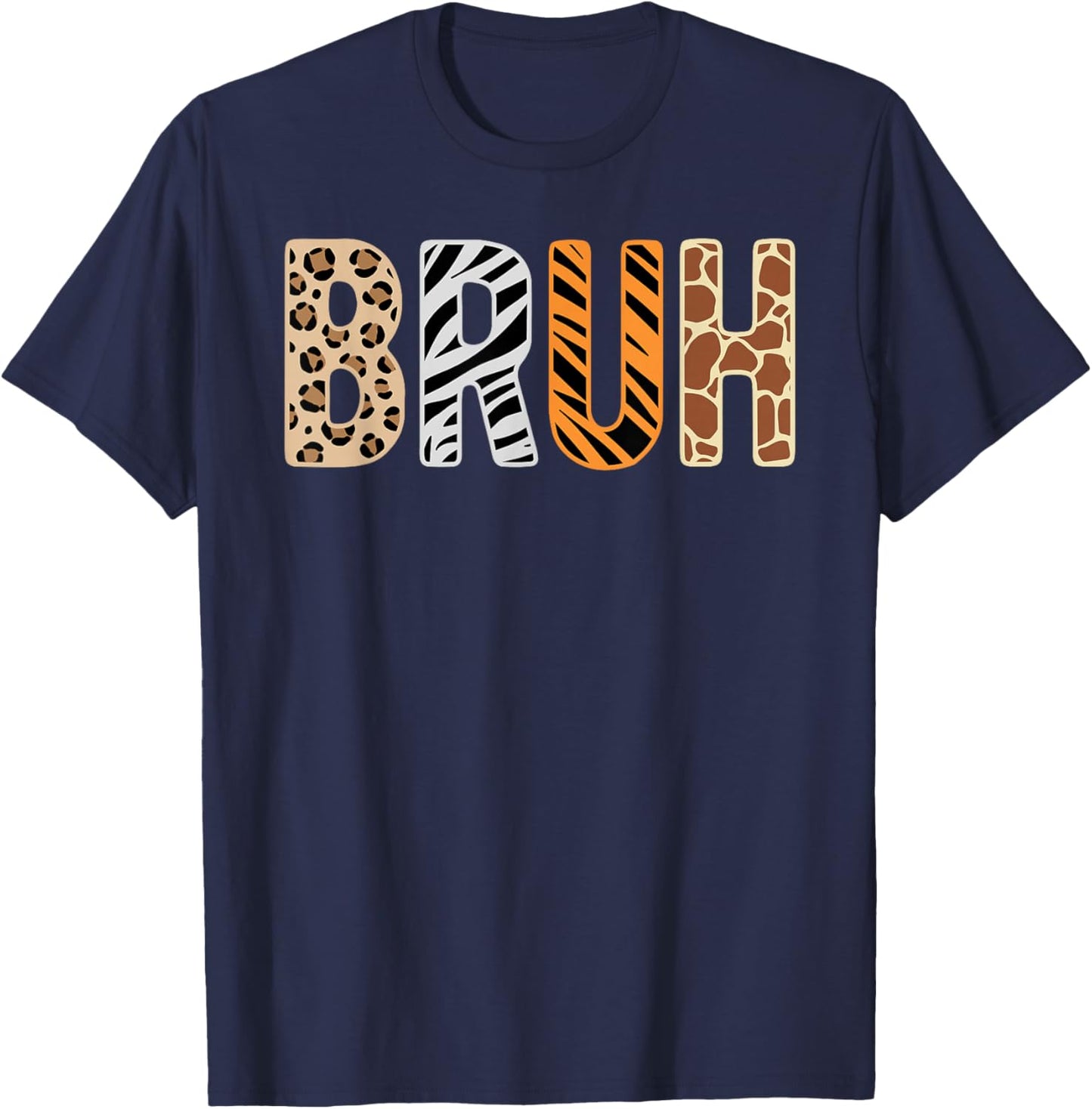 Bruh Zookeeper Safari Wildlife Animals Savanna Kids Costume T-Shirt - T-Shirt | Navy