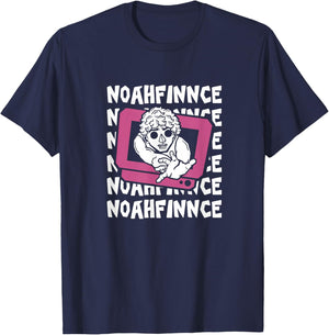 Noahfinnce Growing Up on the Internet T-Shirt - T-Shirt | Navy